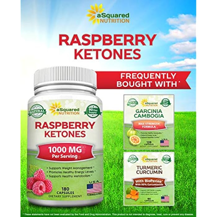 aSquared Nutrition Natural Raspberry Ketones 1000mg-180 Capsules-Weight Loss Supplement, Max Strength Plus Appetite Suppressant Diet Pills, Premium Lean Health Powder to Boost Pure Energy & Metabolism - Image 4