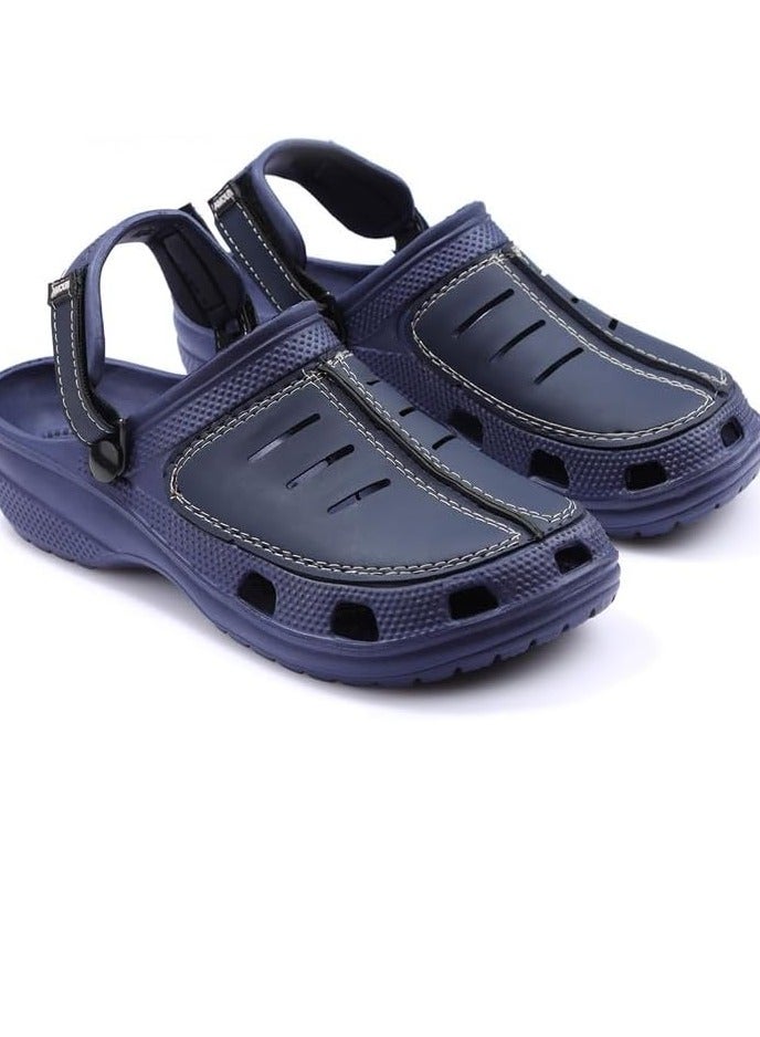 AMOUN Men's clog made of leather and EVA 