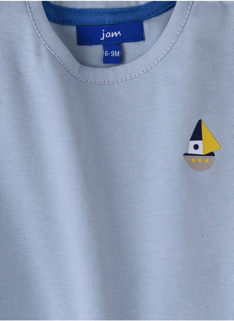 JAM Little Explorer Crew: Boys Print T-Shirt Spark Adventure & Comfort  - Image 3