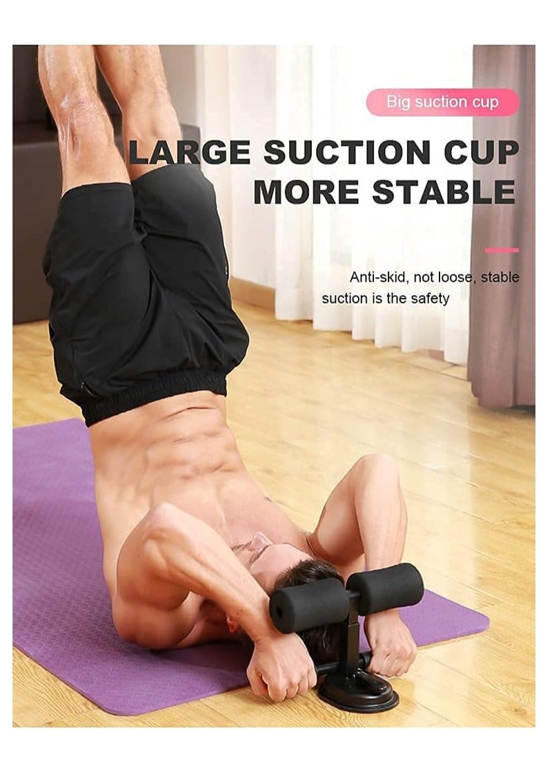 Plan A Multifunctional Sit Up Exerciser with Adjustable Bars for Home Workout, Self-Suction for Strong Hold, Ideal for Abdominal Muscle Training, Push-Up, Side Support for More Effective Workout  - Image 3