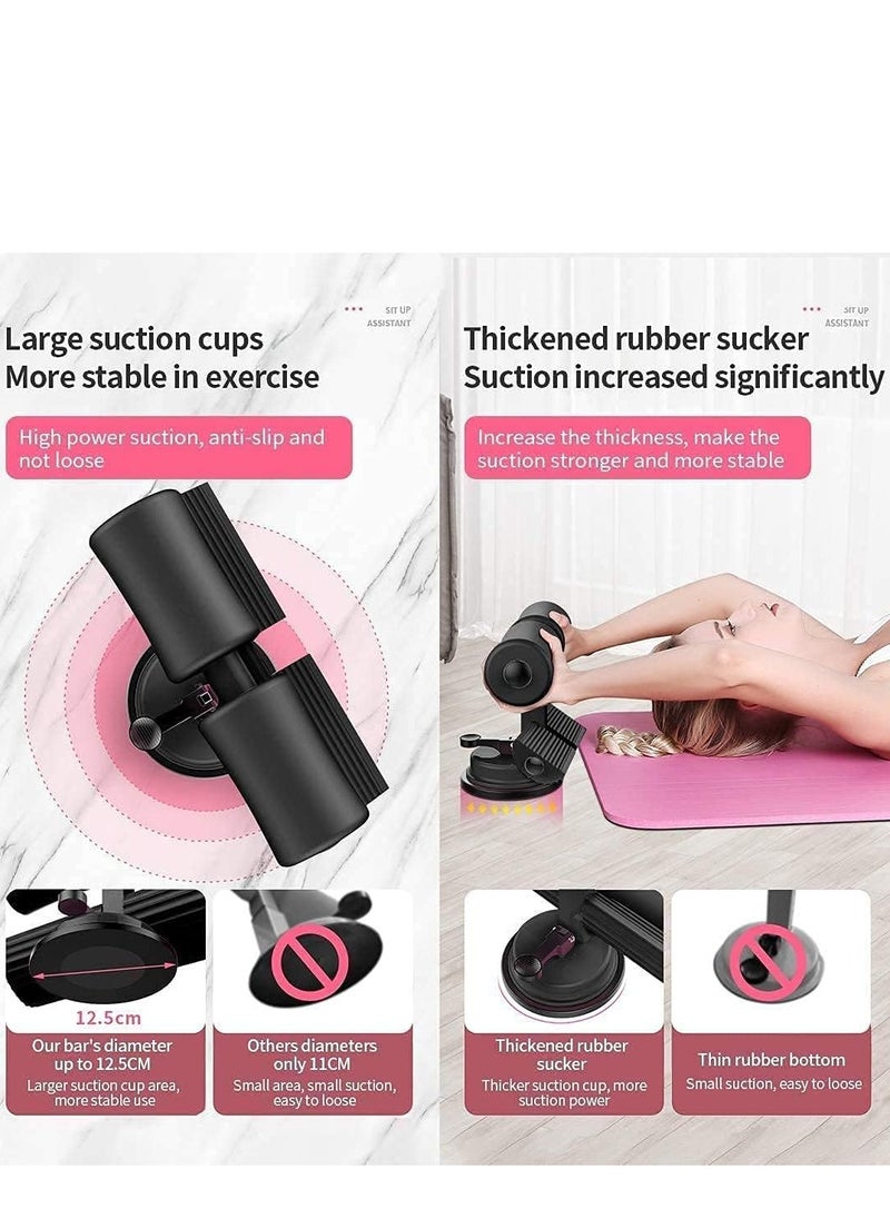 Plan A Multifunctional Sit Up Exerciser with Adjustable Bars for Home Workout, Self-Suction for Strong Hold, Ideal for Abdominal Muscle Training, Push-Up, Side Support for More Effective Workout  - Image 5