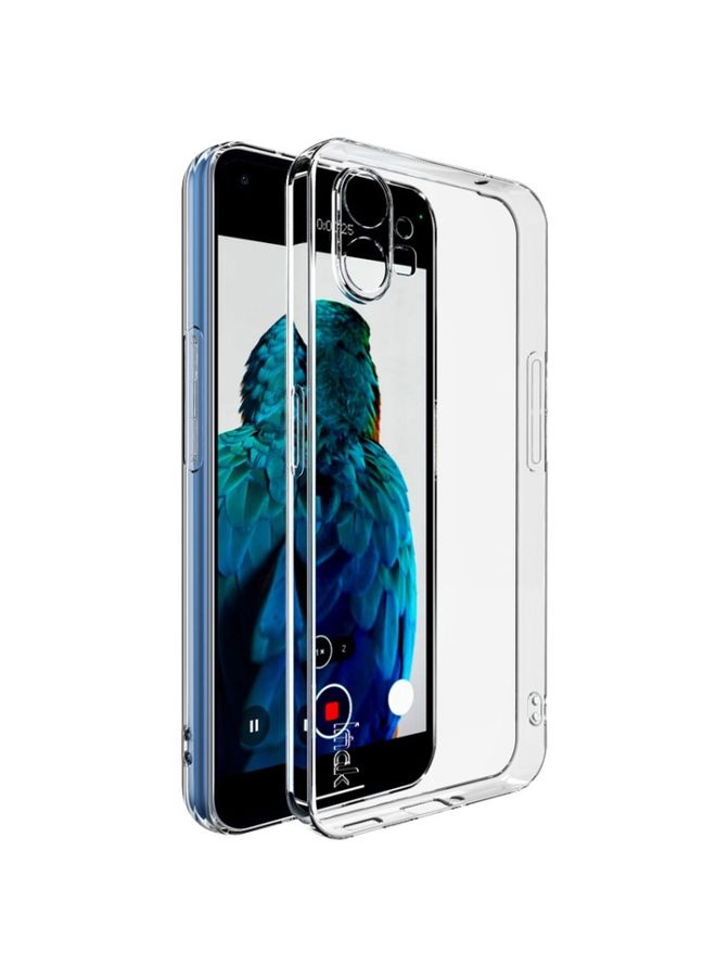 Case Cover For Nothing Phone 1 5G IMAK UX-5 Series Transparent Shockproof TPU Protective Phone Case Transparent
