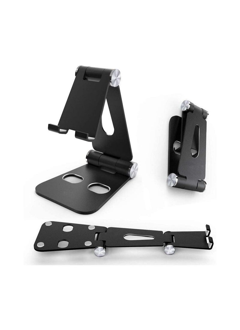 Cell Phone Stand for Angle Height Adjustable Desk Sturdy Aluminum Metal - Image 2