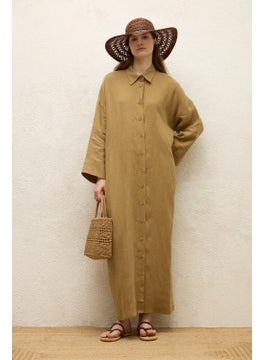 Manuka Linen Dress Sahara  - Image 2