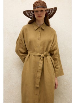 Manuka Linen Dress Sahara  - Image 3