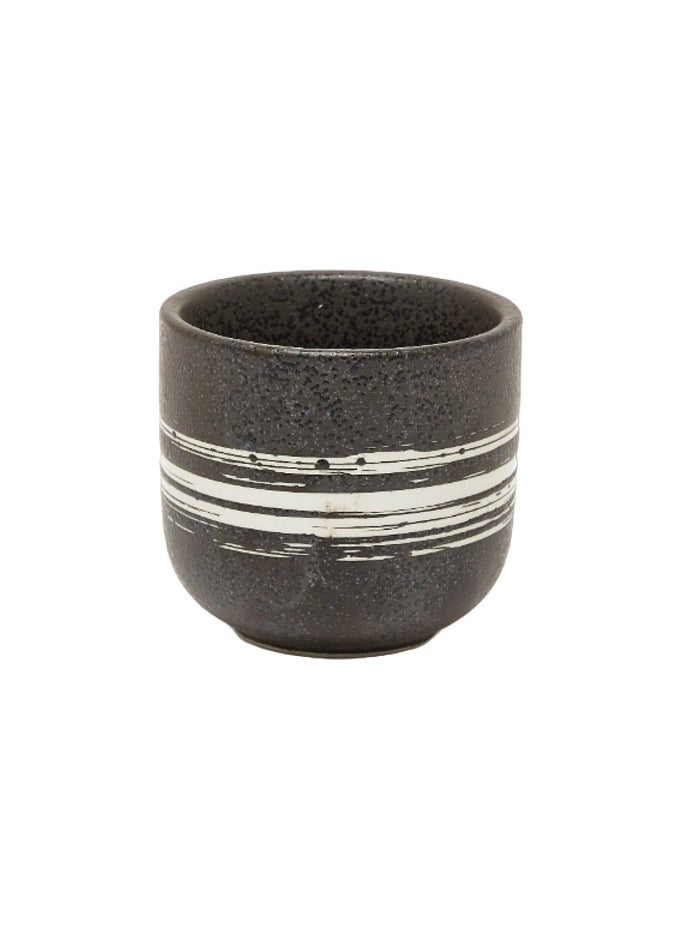 Prickly Pear Prickly Pear Black Striped Espresso Mug - Elegant Drinkware for Coffee  - Image 1