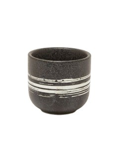 Prickly Pear Prickly Pear Black Striped Espresso Mug - Elegant Drinkware for Coffee  - Image 1