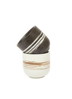 Prickly Pear Prickly Pear Black Striped Espresso Mug - Elegant Drinkware for Coffee  - Image 4