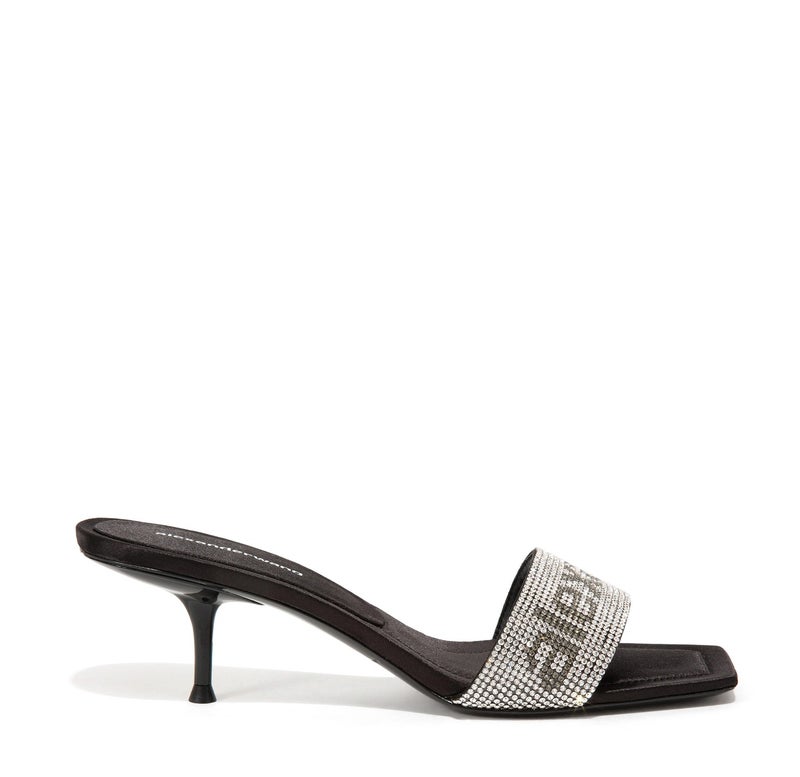 ALEXANDER WHITE Alexander Jessie crystal Mules - Image 1