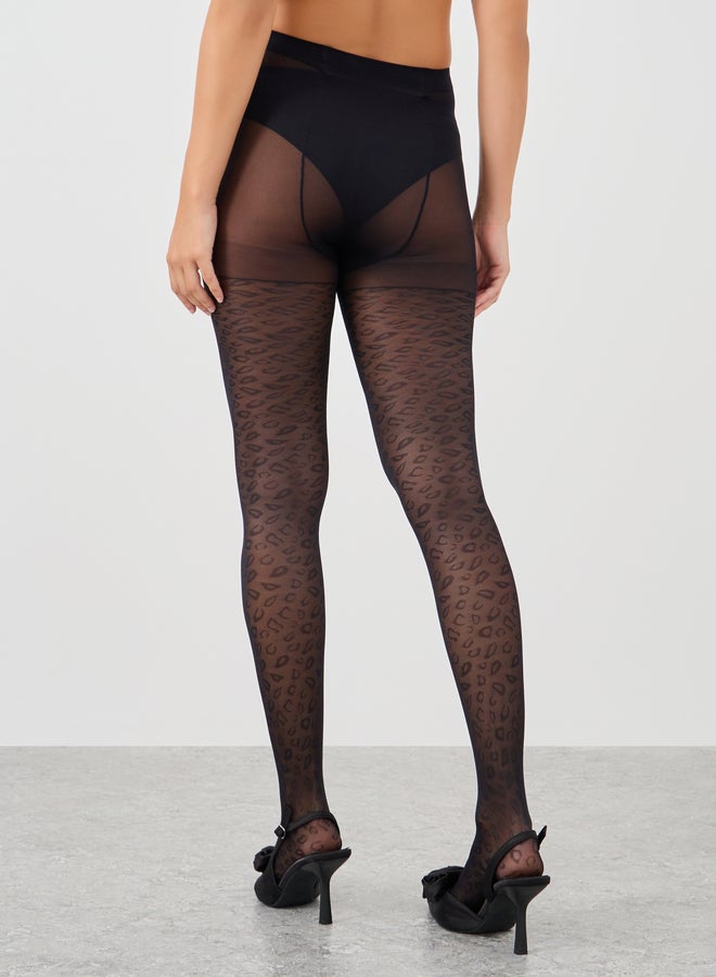 Styli Textured 0D Sheer Stockings - Image 3