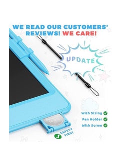 RAQTA LCD Writing Tablet Erasable Reusable Electronic Drawing Pads 10 Inch Drawing Tablet Kids Tablets Doodle Board Electronic Drawing Board for Adults and Kids Ages 3+  - Image 4