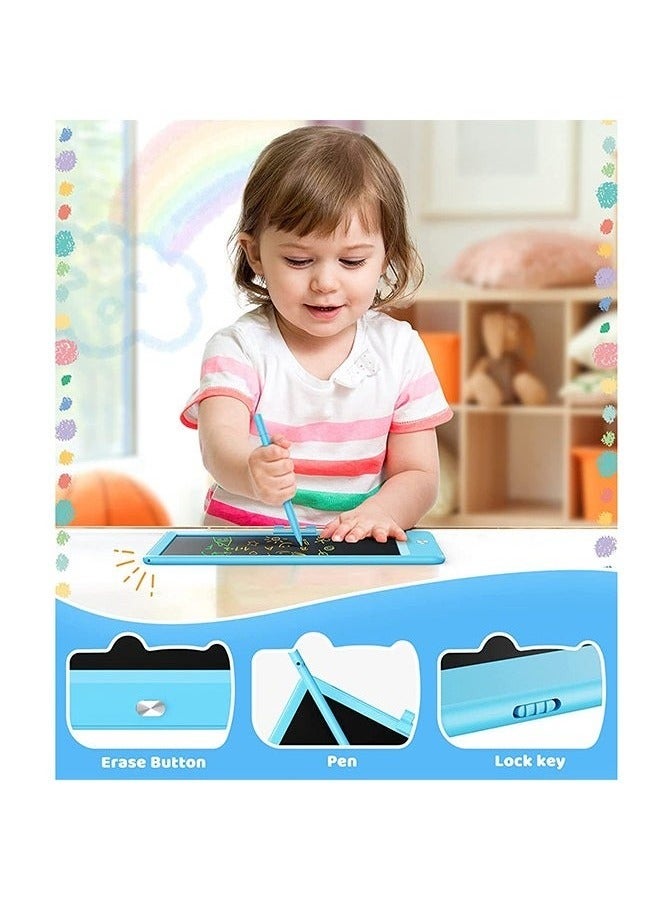 رقطة جهاز لوحي للكتابة بشاشة LCD قابل للمسح وإعادة الاستخدام، لوح رسم إلكتروني بحجم 10 إنش، جهاز رسم إلكتروني للأطفال والكبار بعمر 3 سنوات فما فوق - Image 5