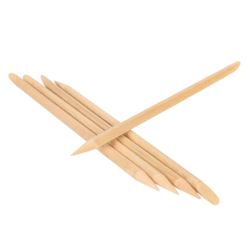 Tandem Nail Art Mini Nail Files Pedicure Tools Wooden Cuticle Sticks Pusher Remover For Nail Art Pack Of 10 120 PCS - Image 2