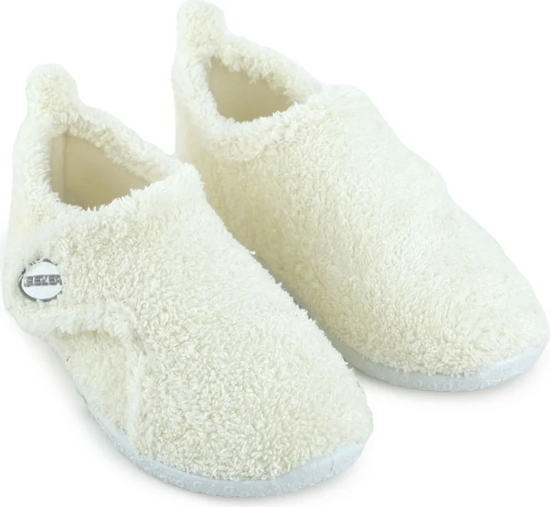 جيزر Winter Girls Plush Comfortable Sole Velcro Adjustable Home School Nursery Slippers Shoes