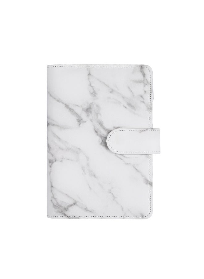 Dimension Stationery Korea Girl's Heart Macaron Loose-leaf Notebook Pu Hand Account Book Notebook Hand Account Book Travel Book - Image 1