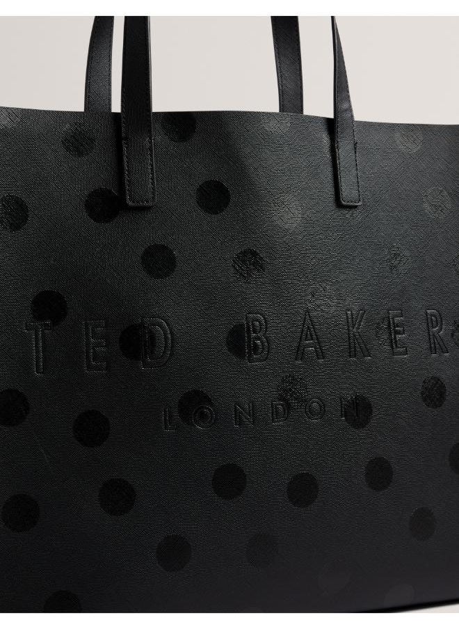Ted Baker - Dotee Polka Dot Extra Large Icon Bag - Image 1