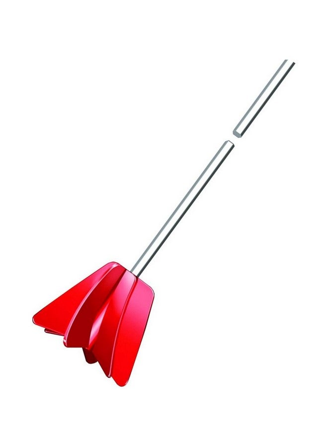 Allway Heavy Duty Helix Shaft Blade Paint Mixer for 1 Gal Red and Silver 1.59 x 7.6 x 21.5 cm HM1 - Image 2