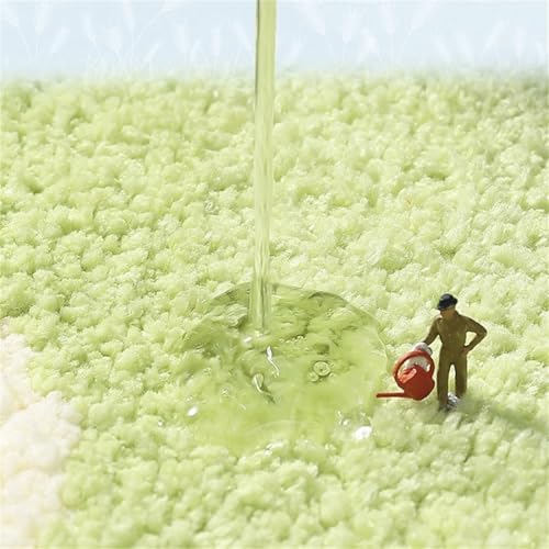Ankah Bath Mat Cute Shower Rug, Luxury Shaggy High Absorbent and Anti Slip, Machine Washable Fit for Bathtub, Shower and Bath Room, (17.71"x 25.59", Little Frog) - Image 3