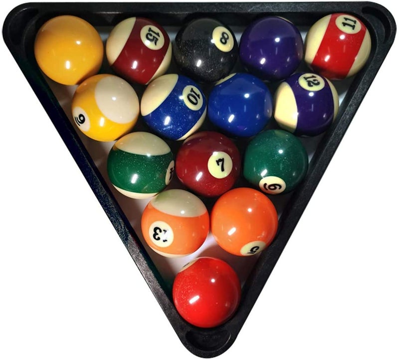 DESCTIDY Pool and Snooker Table Plastic Frame Triangle in Black Color 1 Pc - Image 1