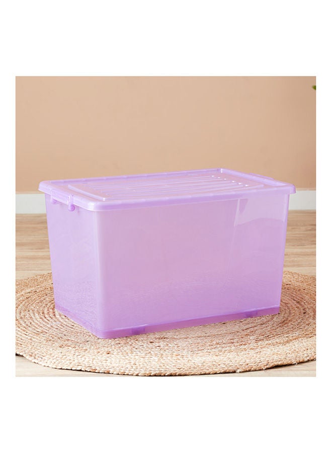 هوم بوكس صندوق تخزين 94 لتر بعجلات وغطاء من رولينج - 67x45x40 سم - Image 1