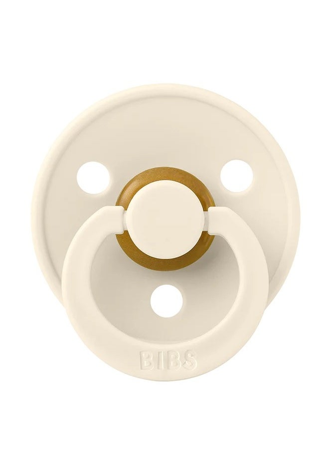 Baby - BIBS Pacifier DeLux (Latex), 1-Piece, Ivory - Image 1