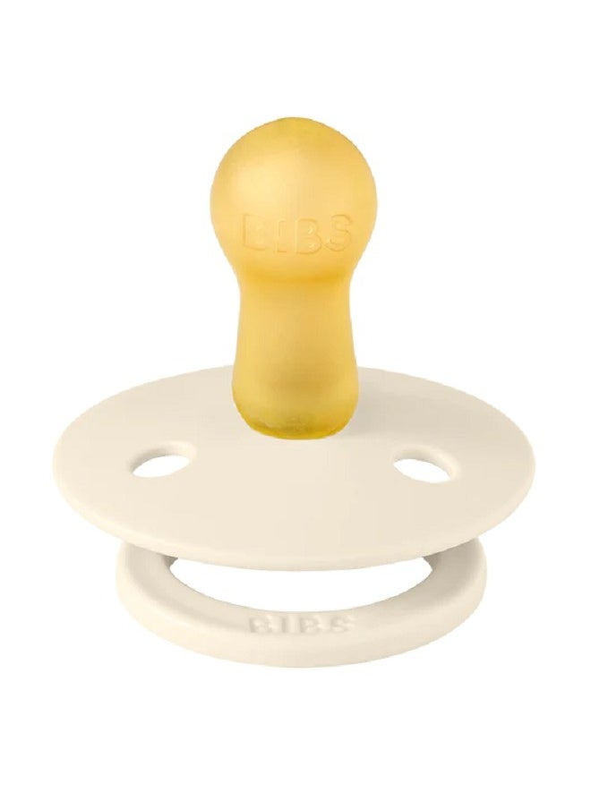 Baby - BIBS Pacifier DeLux (Latex), 1-Piece, Ivory - Image 1