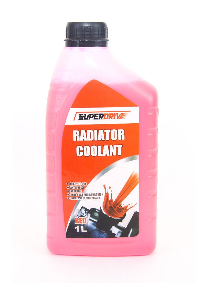 Superdrive Engine Coolant for Car Radiator Anti Freeze & Boil 1L (Red) - Image 1