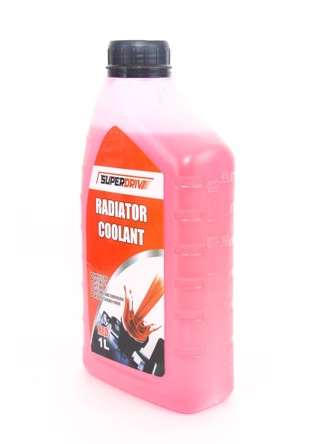 Superdrive Engine Coolant for Car Radiator Anti Freeze & Boil 1L (Red) - Image 2
