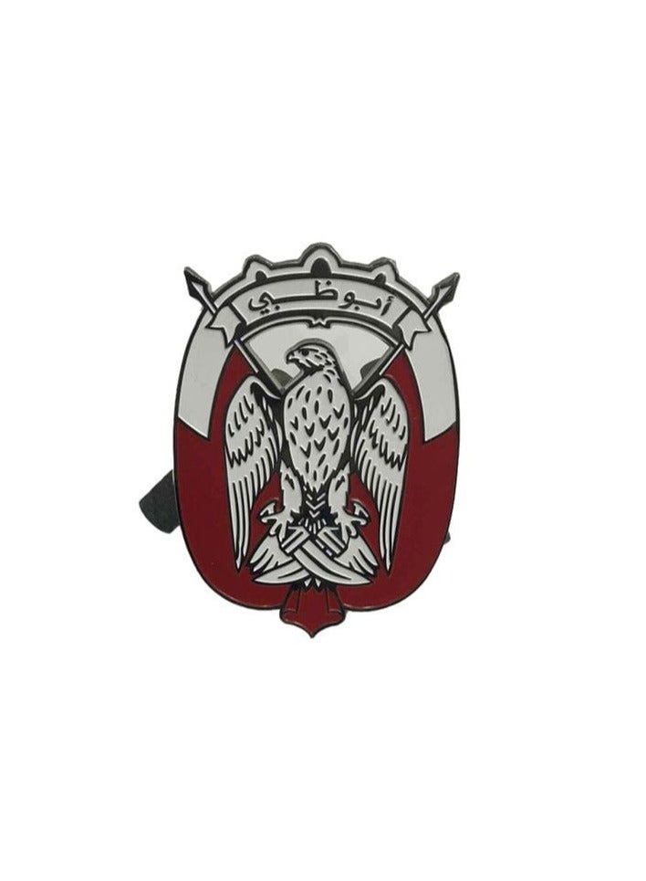 Acnor Premium Metal Abu Dhabi Car Badge Emblem Sticker – Durable 3D Design for Cars - Image 1