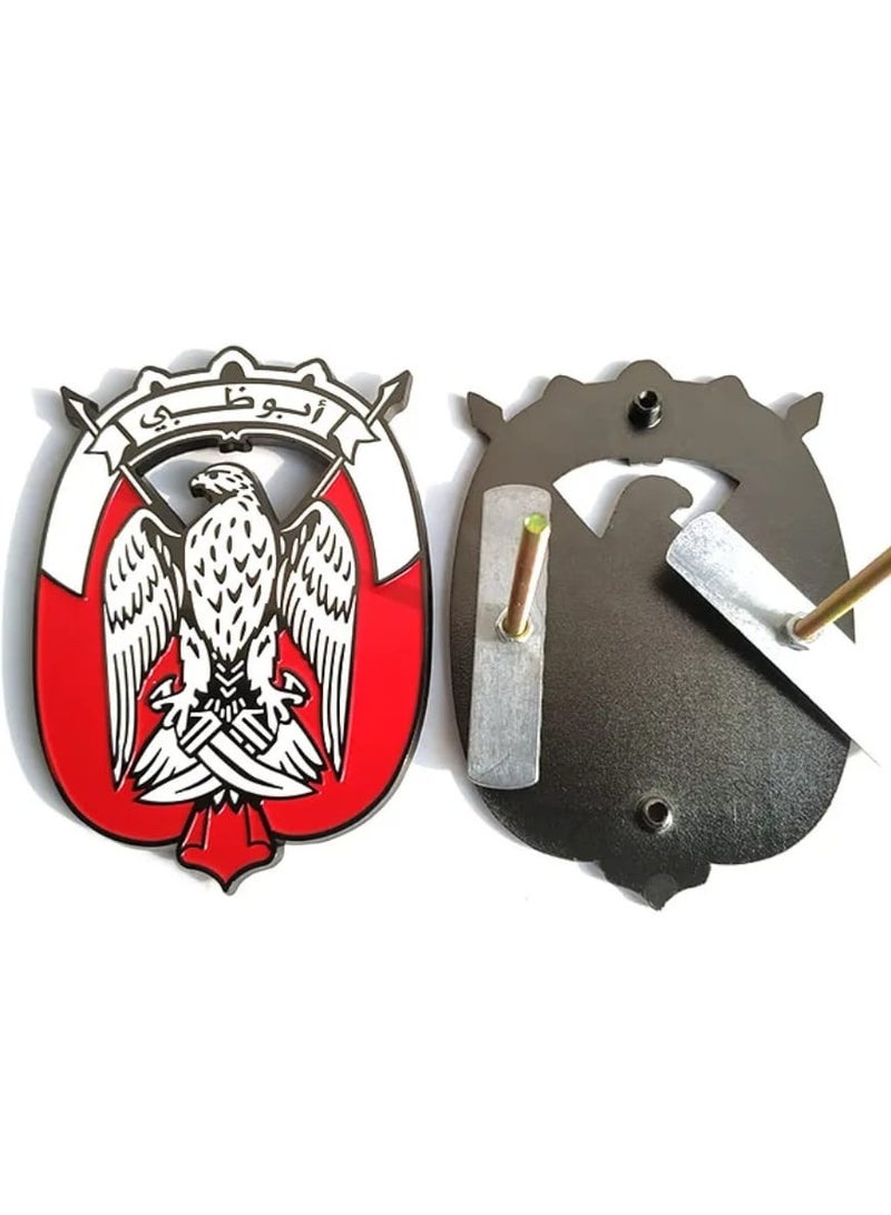 Acnor Premium Metal Abu Dhabi Car Badge Emblem Sticker – Durable 3D Design for Cars - Image 4
