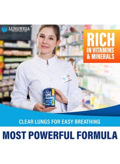 LUNGWELL Quit Smoking Aid - Made In Usa - Helps To Clear Lungs & Stop Smoking - Infused With Mullein & L-Tryptophan For Lung Cleanse & Stress Relief  - Image 4
