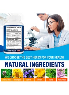 LUNGWELL Quit Smoking Aid - Made In Usa - Helps To Clear Lungs & Stop Smoking - Infused With Mullein & L-Tryptophan For Lung Cleanse & Stress Relief  - Image 3