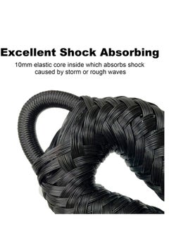 Generic Bungee Dock Line Boat Ropes for Docking Mooring Rope with Stainless Steel Clip Accessories Boats PWC, Built in Snubber, Kayak, Watercraft,SeaDoo,Jet Ski, Pontoon, Canoe, Power 2-Pack  - Image 2