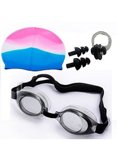 ROYALS Combo Of Swimming Cap Google Ear And Nose Plug (Random)  - Image 1