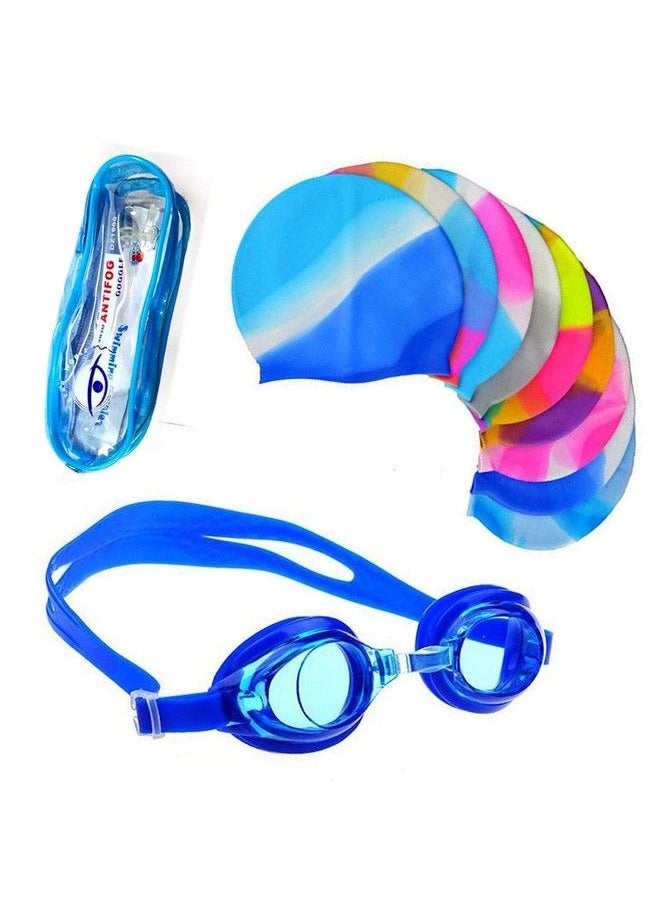 ROYALS Combo Of Swimming Cap Google Ear And Nose Plug (Random)  - Image 3