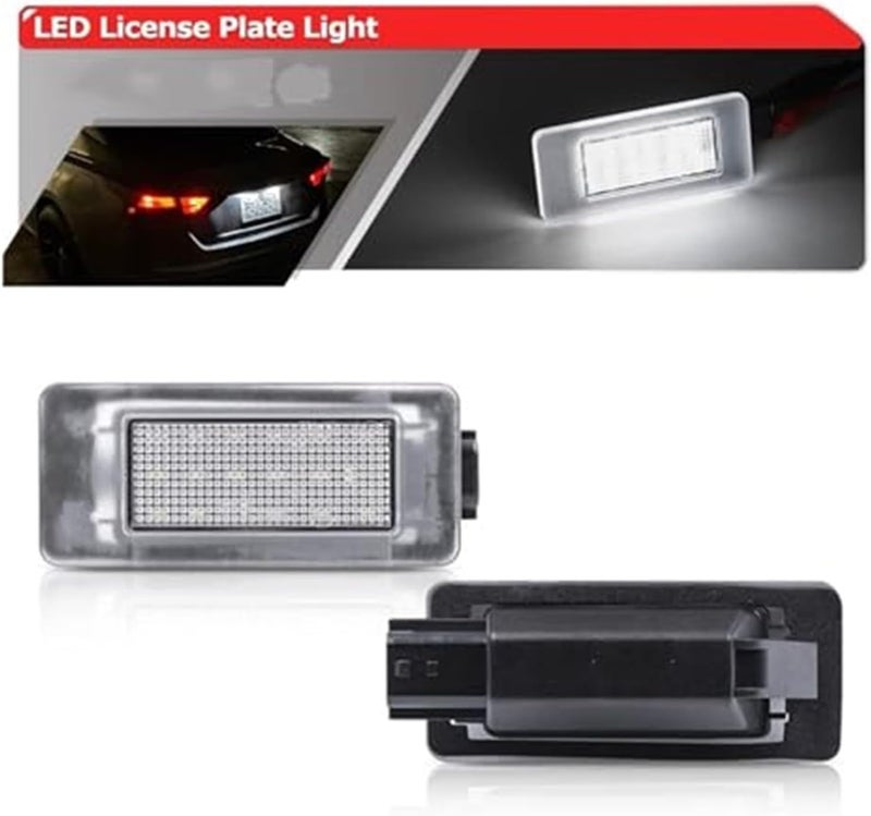 Yurefax 2PCs White License Plate Lights for Nissan - Image 4