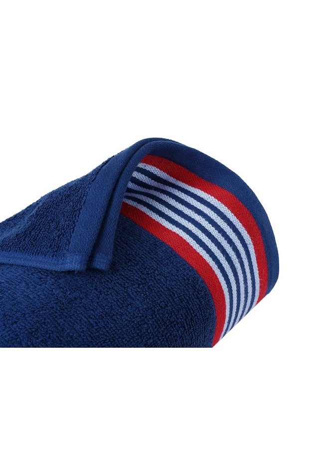 كاسا كوبنهاجن، ألمانيا - تصميم - مجموعة مناشف He & She Super Soft المصنوعة من القطن بنسبة 100% والمكونة من 6 قطع، تتضمن منشفتين للاستحمام ومنشفتين لليدين ومنشفتين للوجه - باللونين الأحمر والأزرق الأيرلندي - Image 5