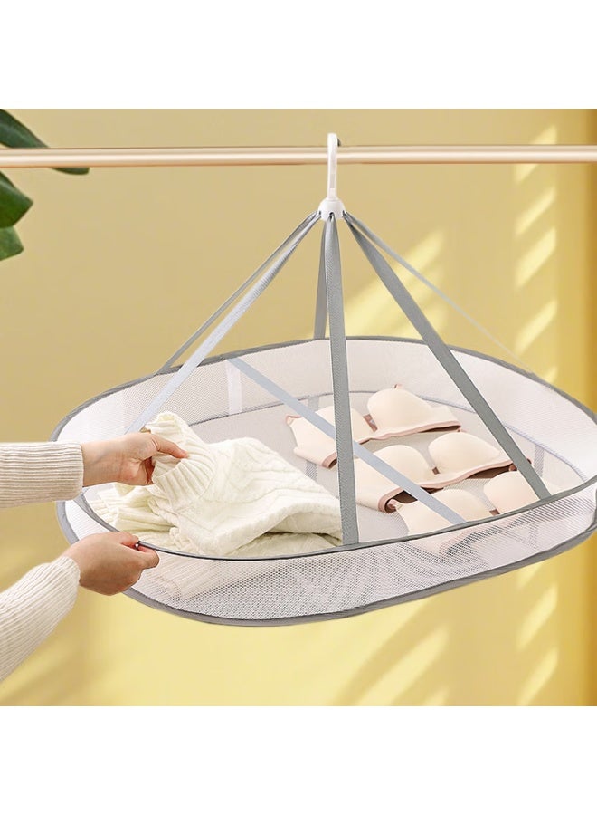Mengting Clothes Drying Rack, Sock Hanger, Laundry Basket, Wool Sweater Flat Drying Net, Underwear Hanger, Home Use Sweater Drying Rack - Image 2