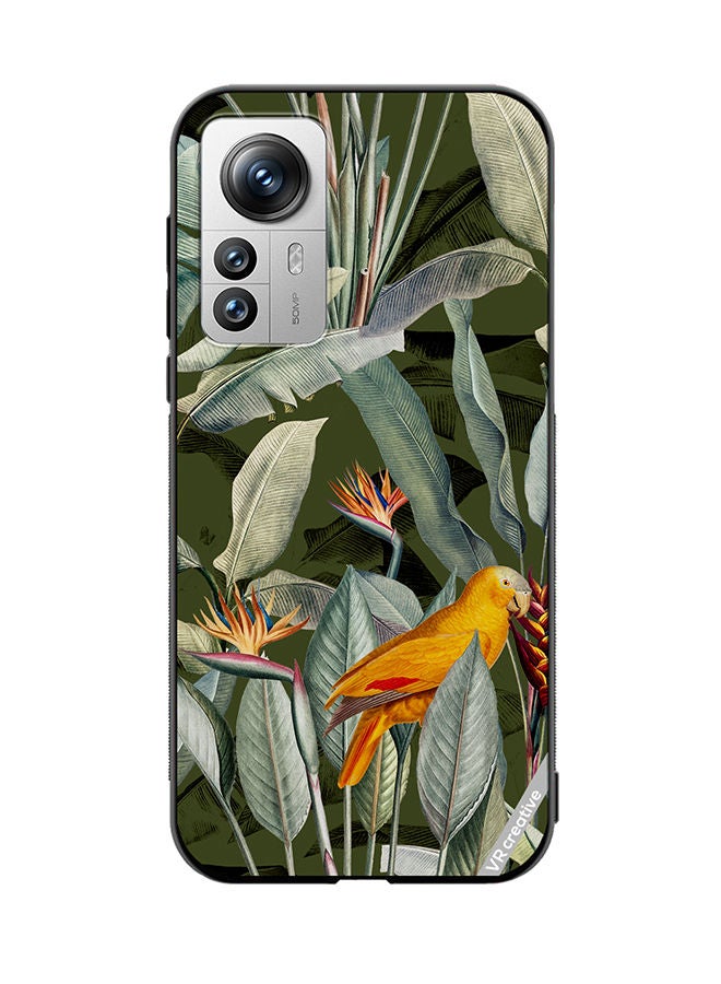 VR CREATIVE Protective Case Cover For Xiaomi 12X Green Jungle Design Multicolour - Image 1