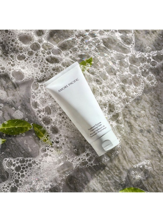 امور باسيفيك رغوة التنظيف الإنزيمية العلاجية من أموريباسيفيك | منظف كوري مهدئ للوجه مع حمض الهيالورونيك وإنزيمات الشاي الأخضر، 4.2 أونصة سائلة. - Image 3