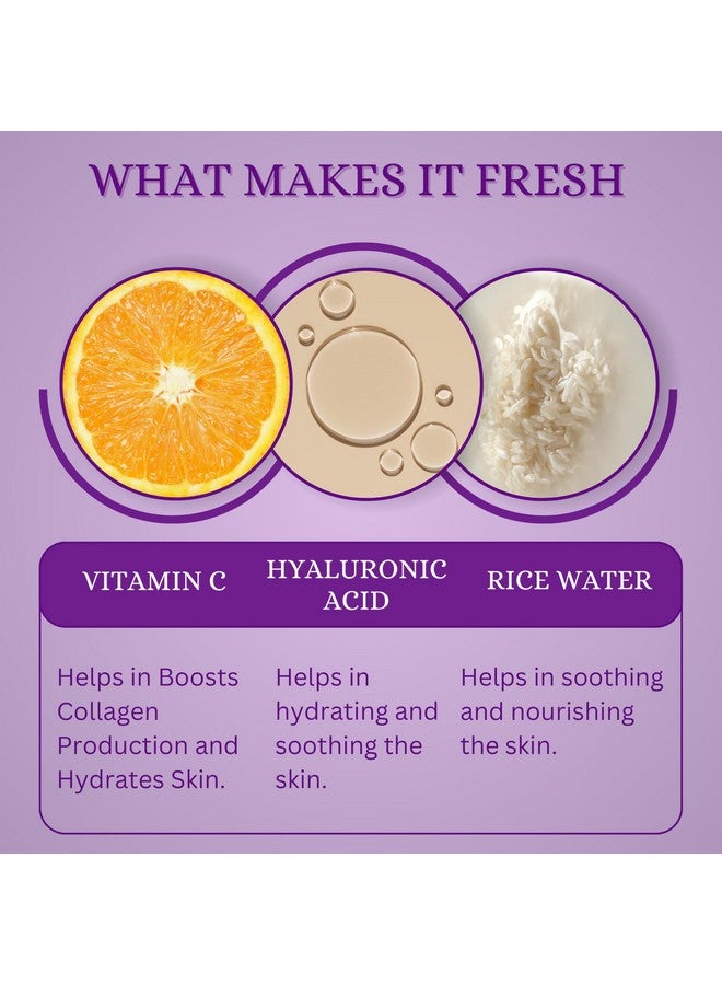 Renon Sunscreen - SPF 50 PA+++ 1% Hyaluronic Aqua Gel Sunscreen|Vitamin C+Rice Water|No white Cast |Non Sticky - Image 4