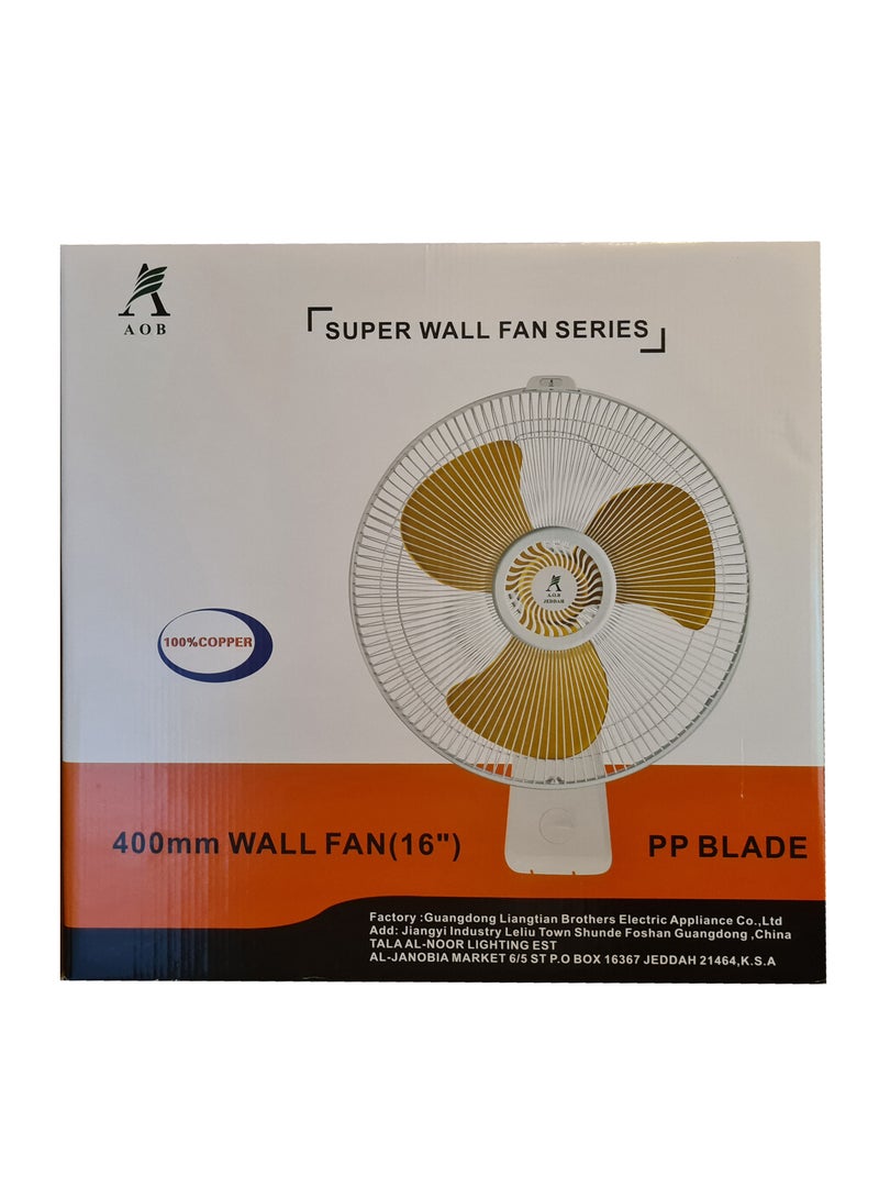 آوب مروحة حائط 3 أوضاع للسرعة والتذبذب - Image 1