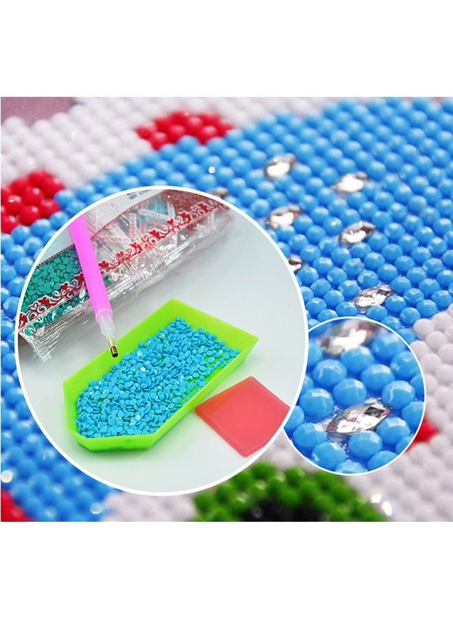 لوحة الماس 5D الرسم بالألماس مسار أسفل التل الحفر الكامل حسب عدد الأطقم، مشهد زينة حرفية، طلاء بالألماس التطريز مجموعة زخارف الفنون اليدوية اليدوية (12×16 بوصة) - Image 4