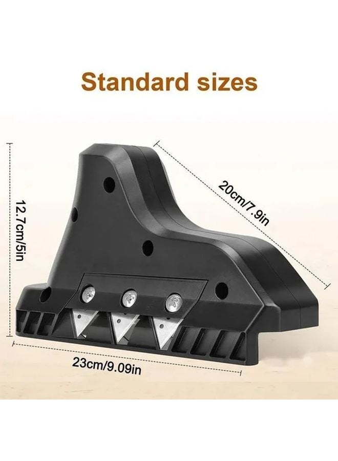 Heavy Duty Plasterboard Cutter Black Quick Cut Edge Chamfer Professional Drywall Woodworking - Image 4