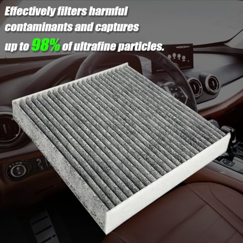 KHGUZ Car Cabin Air Filter Activated Carbon Automotive Fresh Breeze Air Conditioner Filter Vehicle Interior Accessories Replacement Compatible with CRV Civic Odyssey Accord Siming - Image 5