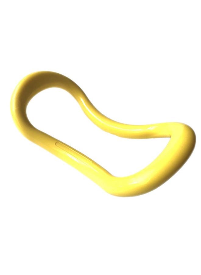 Thoraya Durable Yoga Ring Pilates Stretch Circle Fitness Equipment for Training Bodybuilding(Yellow)  - Image 1