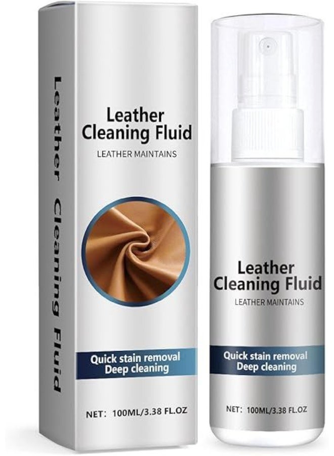 كيلا مجموعة منظفات الجلد، منظف عضوي للجلد لترميمه وتنعيمه وتنظيفه بسرعة، مثالي للأحذية والحقائب والأثاث وداخل السيارات والعناية بالجلد وصيانته