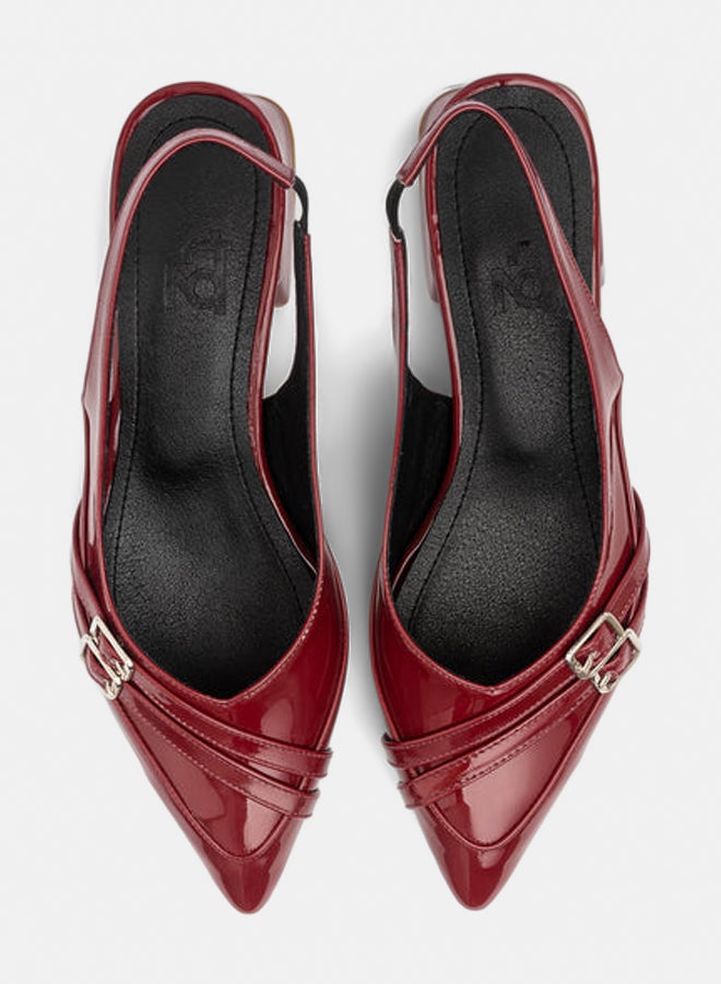 TGS Double Strap Low Slingback  - Image 2