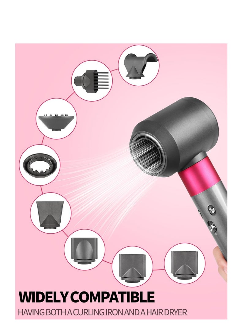SYOSI Upgrated Diffuser and Adaptor for Airwrap Converting Air Wrap Curling Styler to Hair Dryer Diffuser for Hair Dryer Version 2023 Fuchias - Image 3
