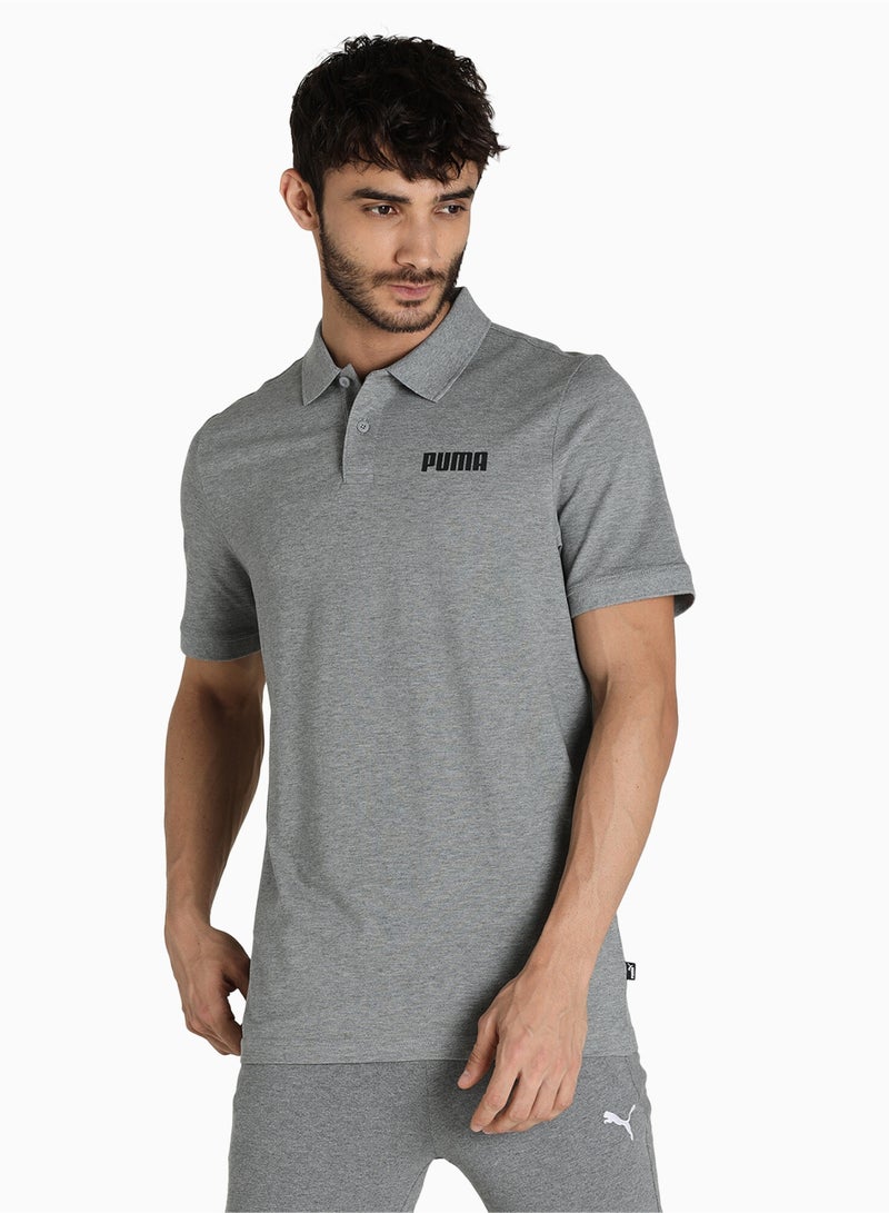 PUMA Essentials Mens Pique Polo Shirt - Image 1